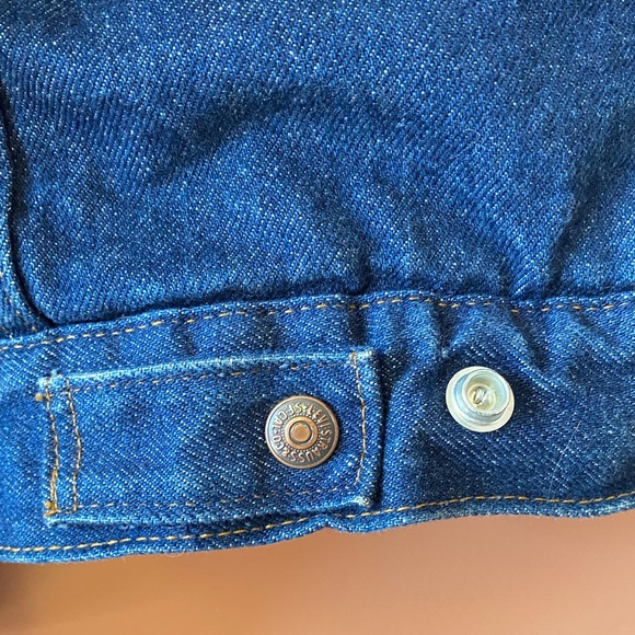 Vintage Levi's San Francisco 1970’s Denim Sherpa Jacket - Picture 11 of 17